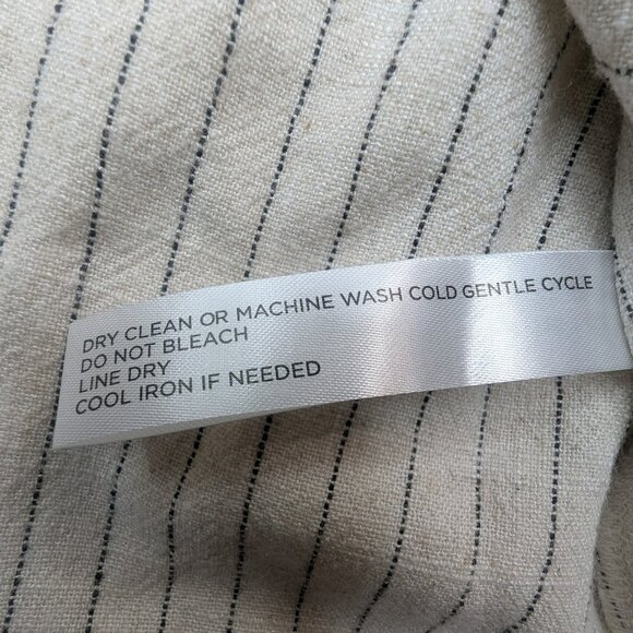 Tuckernuck Natural Stripe Kate Dress Size Xs Tan Cream Color - Picture 15 of 16